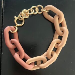 Serefina Tan/Brown Chain Bracelet